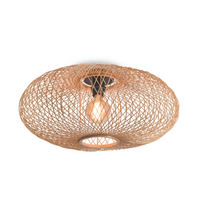 Plafonniere Cango bamboe ellips dia.60x25cm naturel