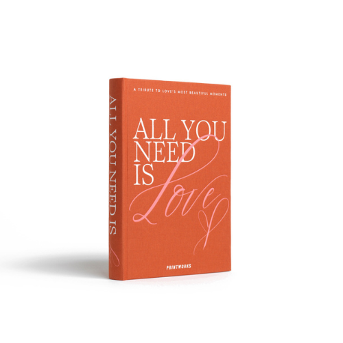 Printworks Fotoboek - All You Need is Love - Oranje