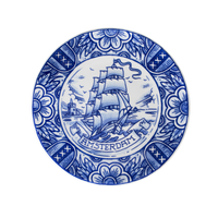 Royal Delft Schiffmacher Bord Amsterdam