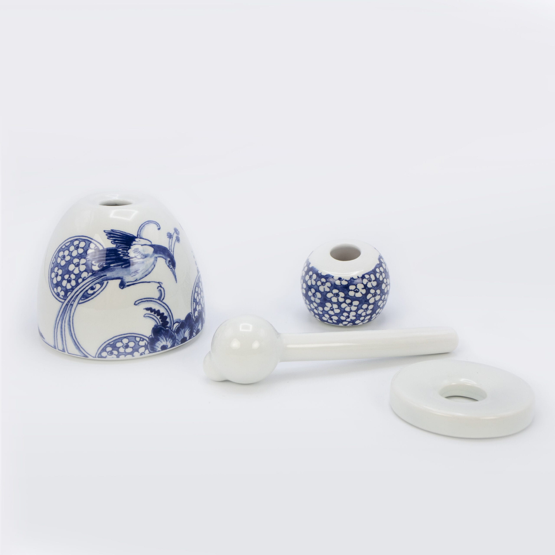Royal Delft Proud Mary 01 Flower Peacocks losse delen