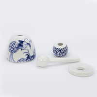 Royal Delft Proud Mary 01 Flower Peacocks losse delen