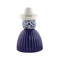 Royal Delft Proud Mary Cobalt Flower Pattern keramisch beeldje blauw-wit bloemenpatroon