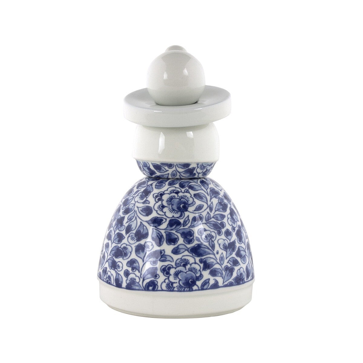 Royal Delft Proud Mary Flower Pattern keramisch beeldje blauw-wit bloemenpatroon