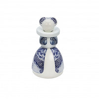 Royal Delft Proud Mary Victoria keramisch beeldje blauw-wit met krullen
