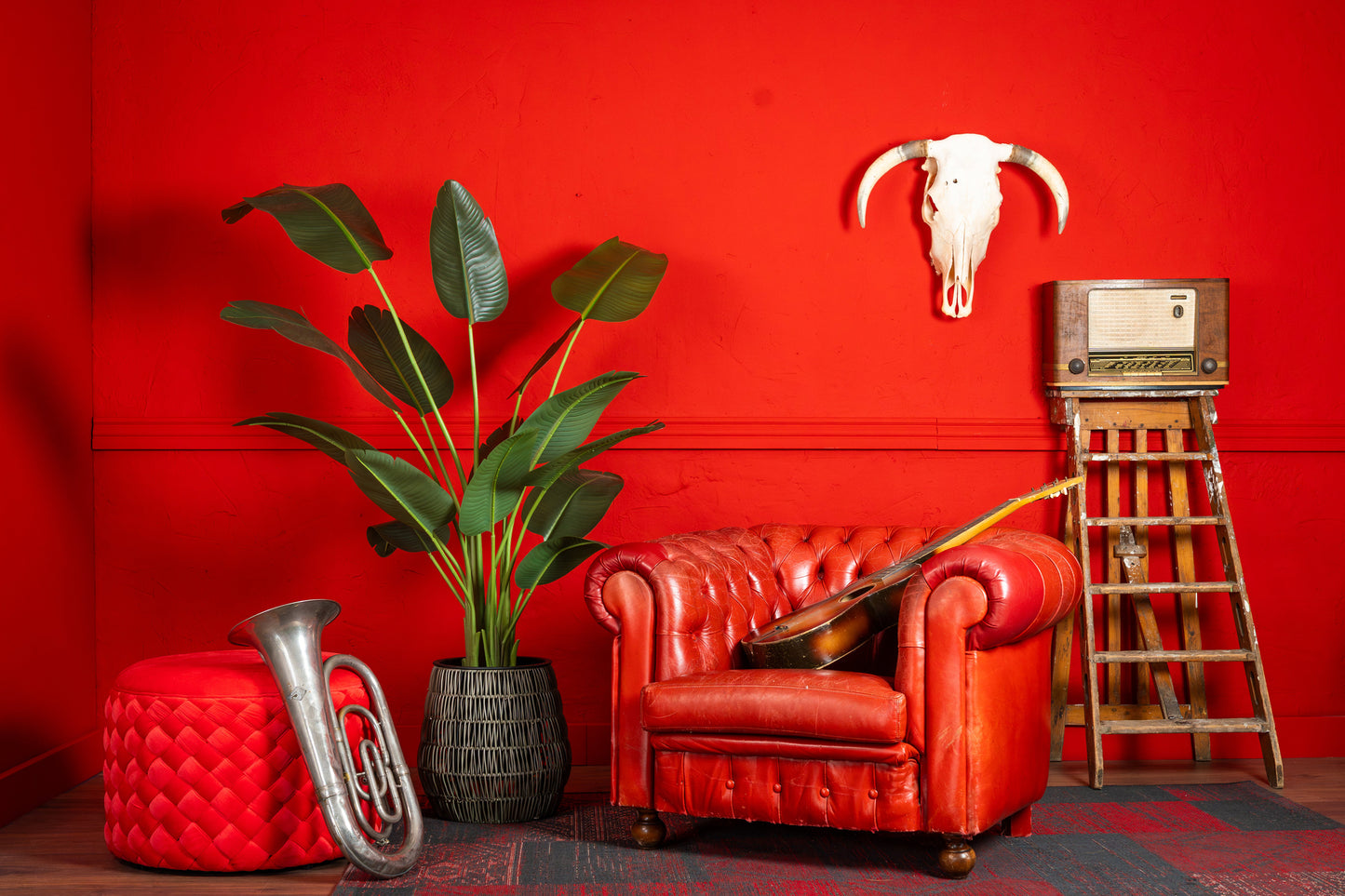 NeverLeafs künstliche Strelitzie 180 cm, realistische Haptik