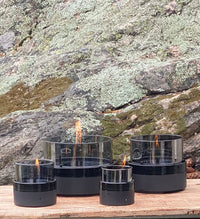 Tenderflame Rosie 14 Black/Smoke Ceramic Table Fireplace