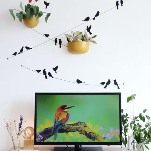 Assembli 3D Papieren stadsvogels sfeer