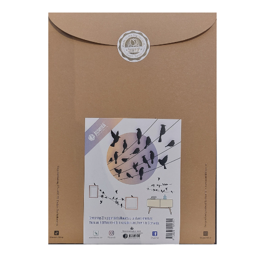 Assembli 3D urban birds achterzijde verpakking