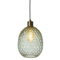It's About Romi Hanglamp glas Venice ovaal, groen
