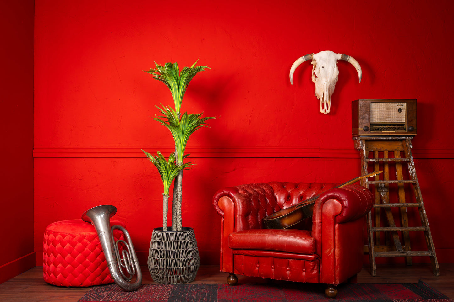 NeverLeafs Kunstplant Yucca 140 cm - Robuuste uitstraling