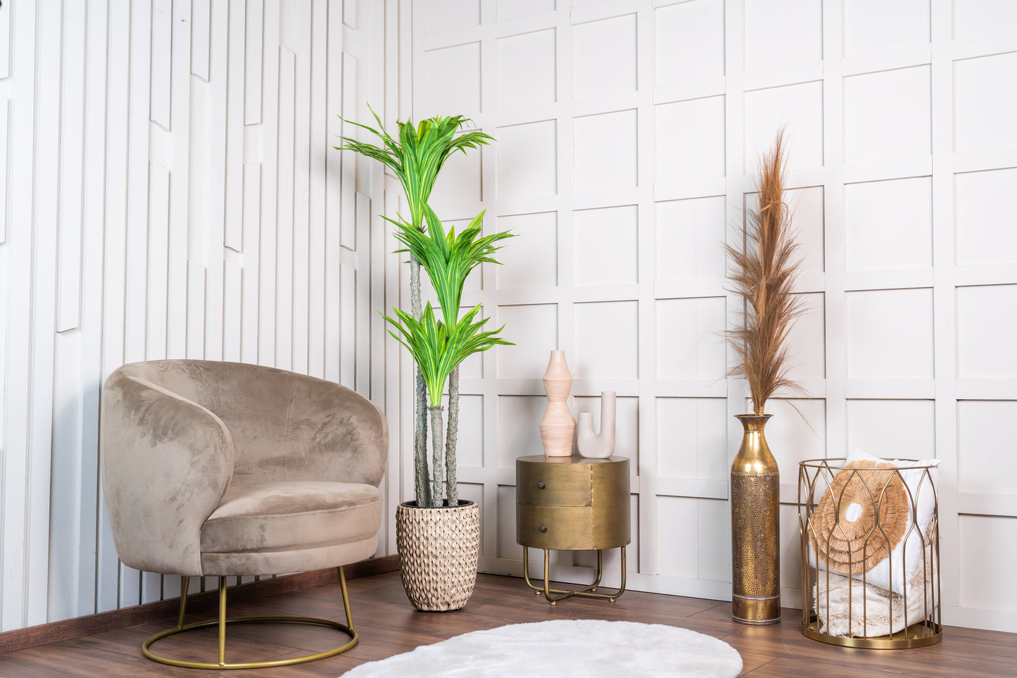 NeverLeafs Kunstplant Yucca 140 cm - Robuuste uitstraling