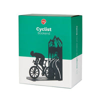 Balvi bookend cyclist black metal