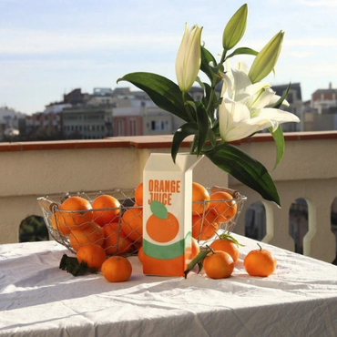 Fluid Market Vase Orange Juice met sinaasappelen