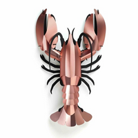 Assembli 3D puzzle Lobster large rose gold