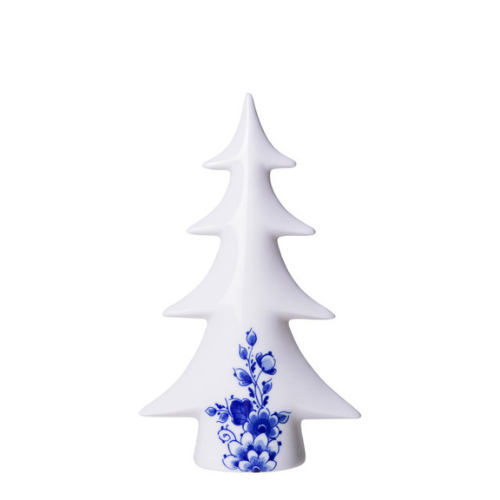 Heinen Delfts Blauw kerstboom medium 21,5 cm