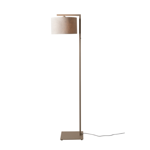 it's about RoMi Vloerlamp Boston zand/kap 3220 linnen donker