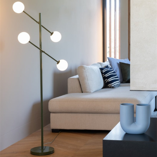 it's about RoMi Vloerlamp Copenhagen. groen sfeer