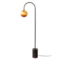 it's about RoMi Vloerlamp Tivoli. bruin