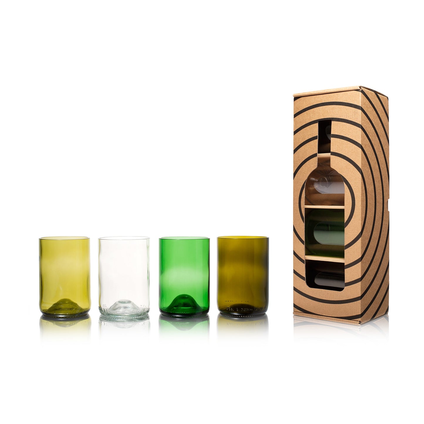 Rebottled Tumbler 4-pack glazen set