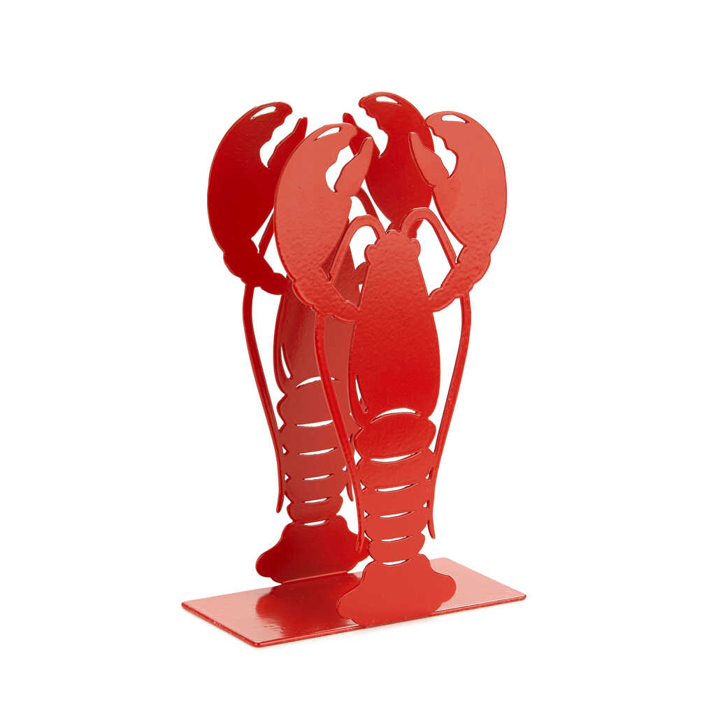 Balvi servethouder kreeft metaal rood