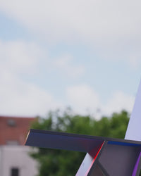 Video Keramische kat vaas met bloemen Fluid Market