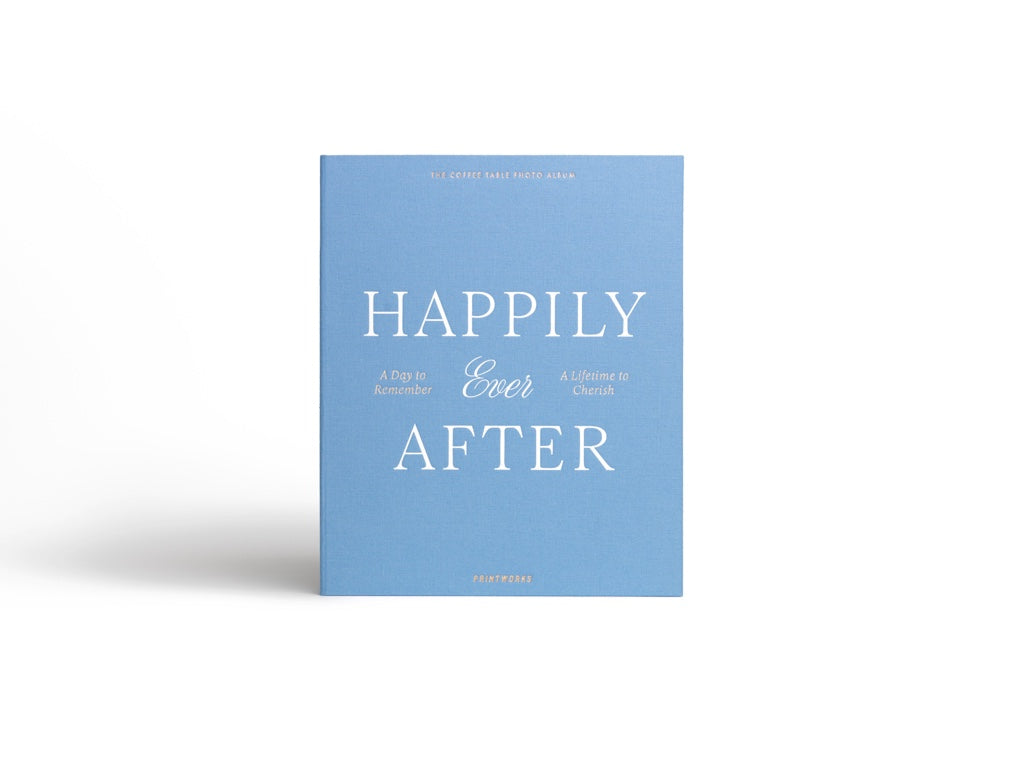 Printworks Wedding Album - Happily Ever After - Blue