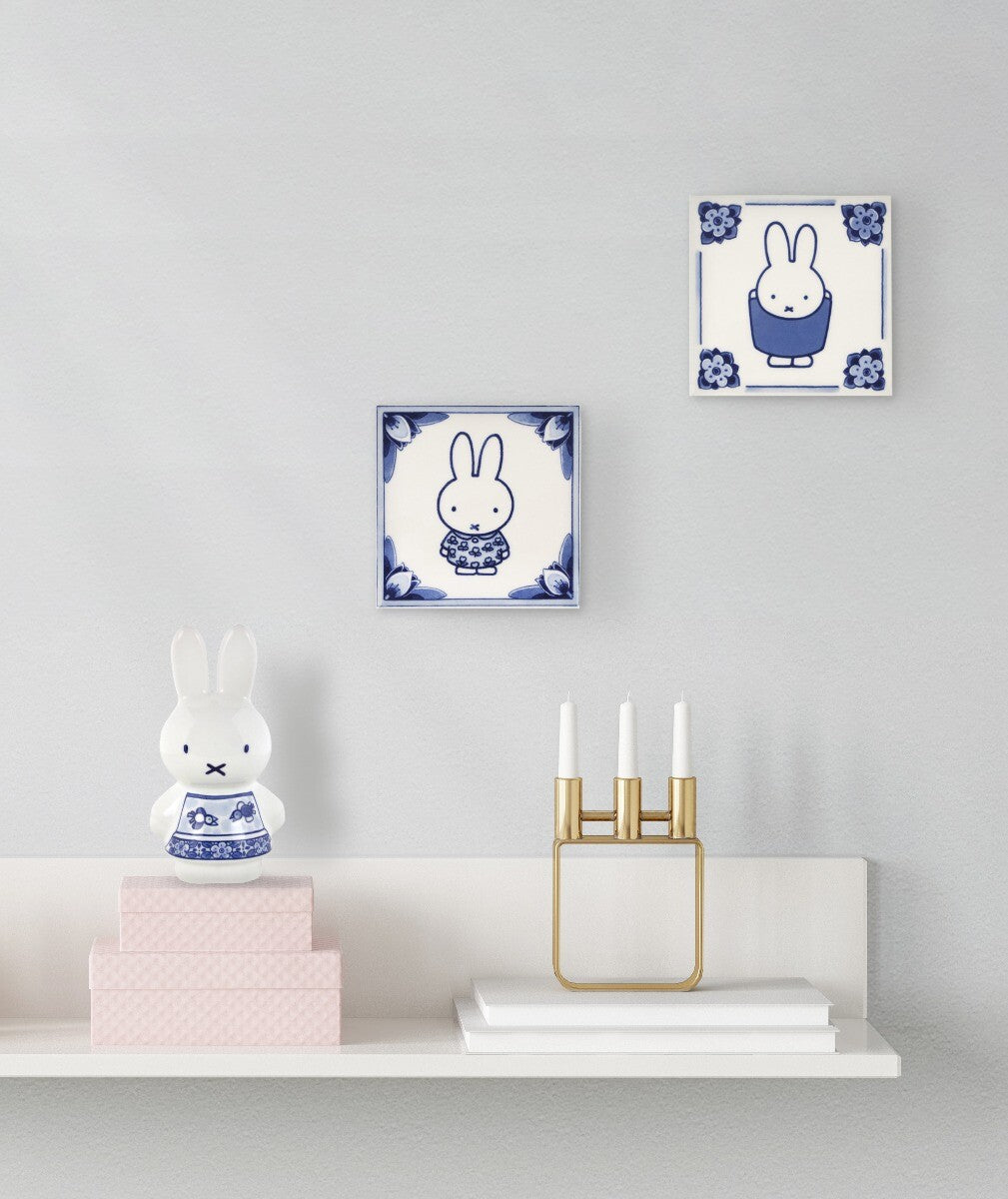 Royal Delft Nijntje beeldje op plank – Dutch Design cadeau