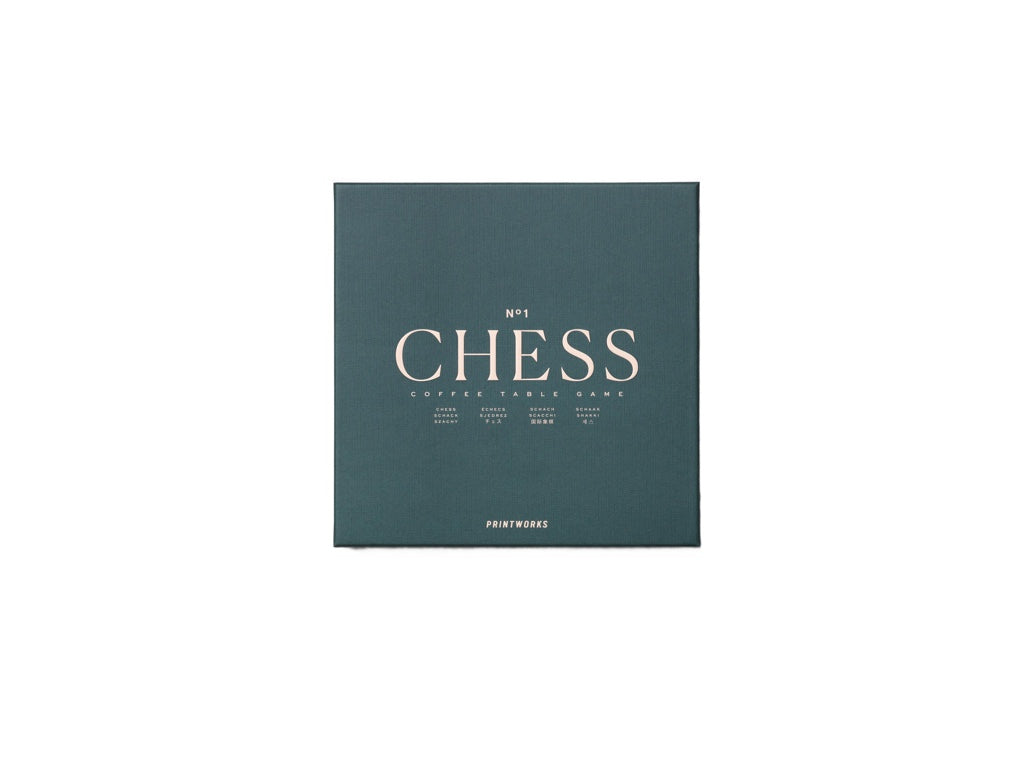 Printworks Spel Classic Schaakspel groen