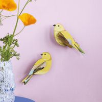 Studio Roof wanddecoratie Citrinella Pair op roze wand