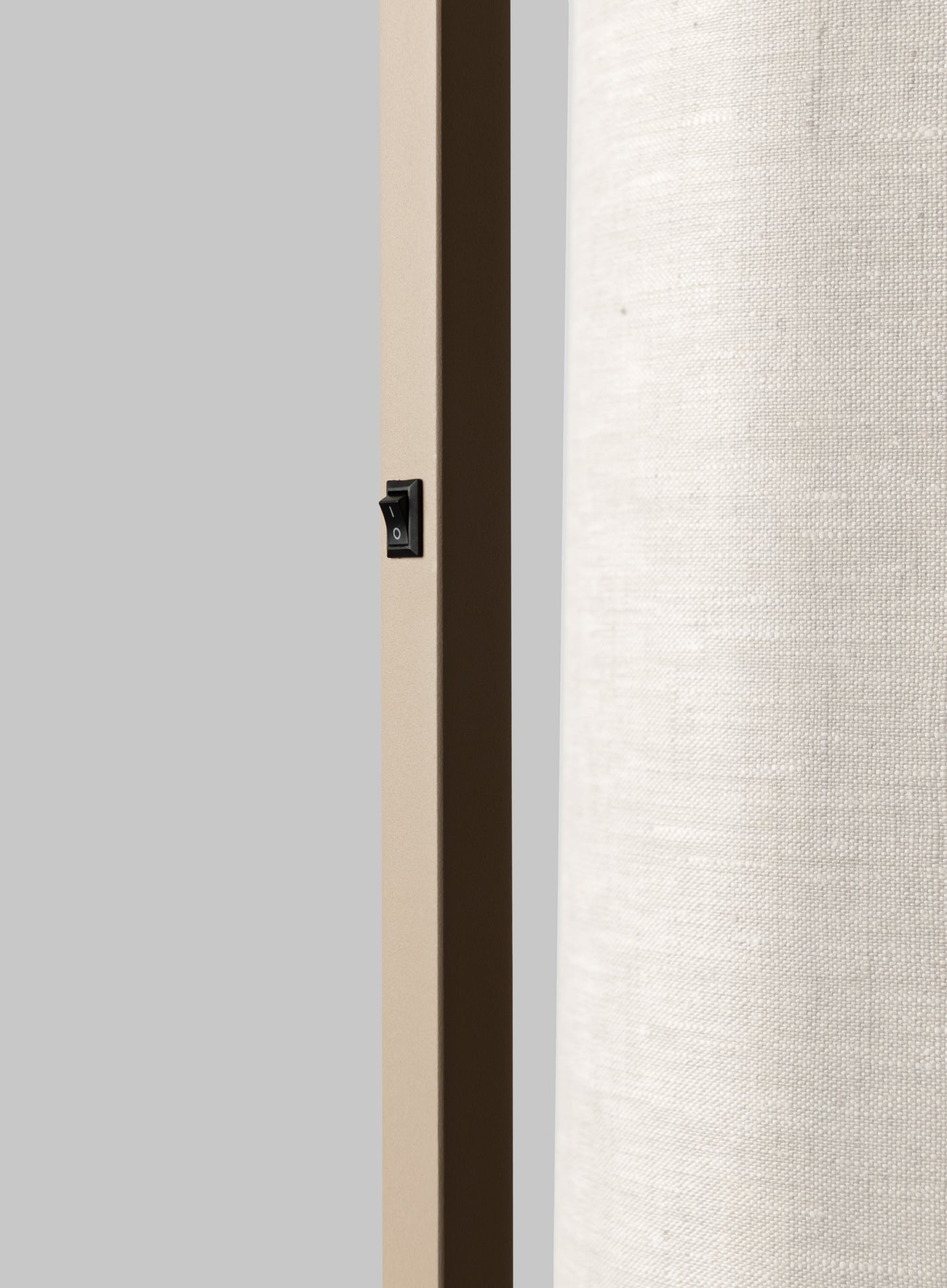 It's about RoMi Stehleuchte Boston sand/Schirm 2545 weiß