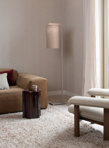 it's about RoMi Floor lamp Boston sand/shade 2545 linen dark