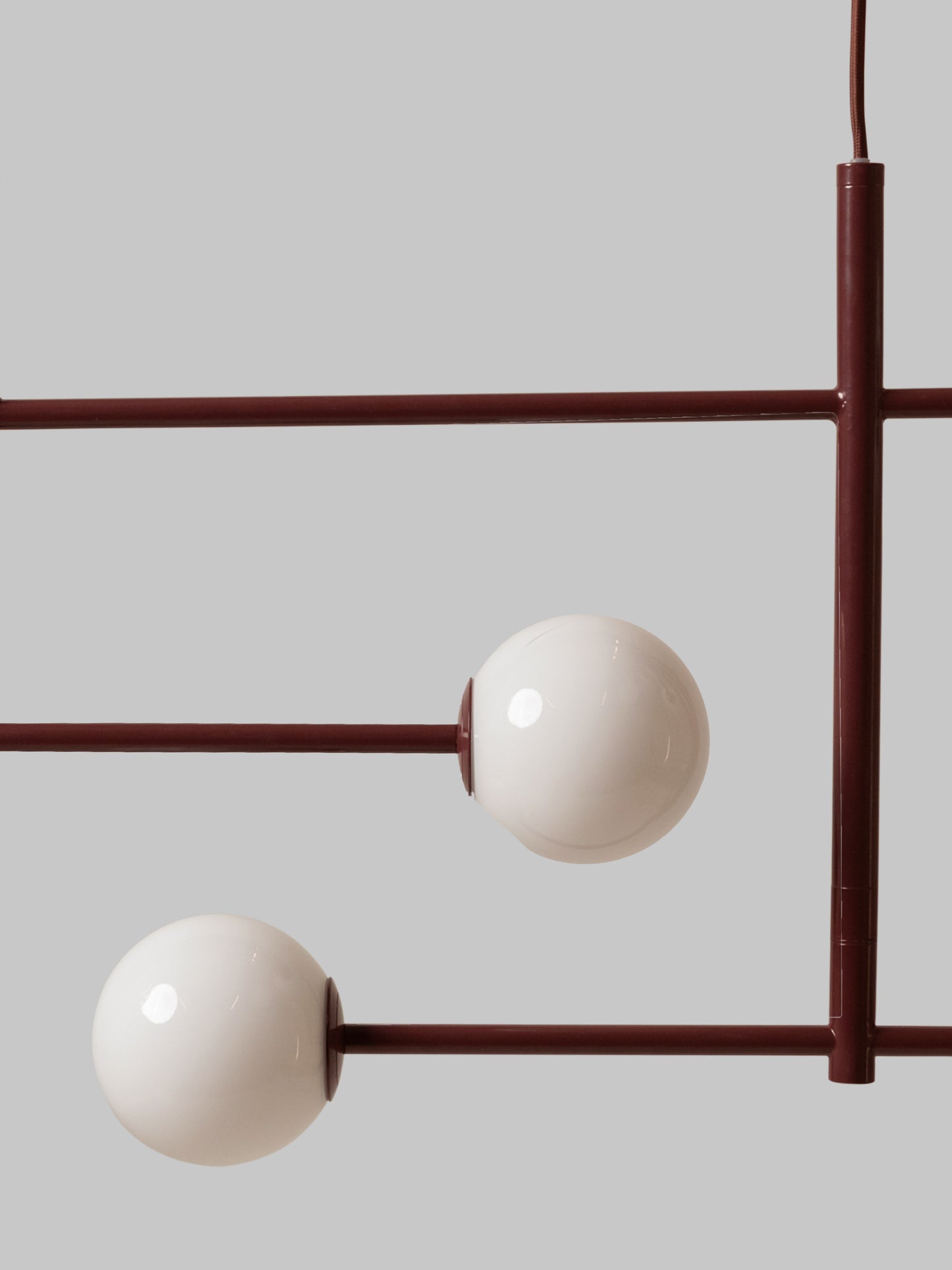 es geht um RoMi Hängelampe Kopenhagen. Burgund