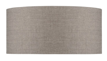 Floor lamp Fuji bamboo h.167cm/shade 47x23cm eco linen, dark