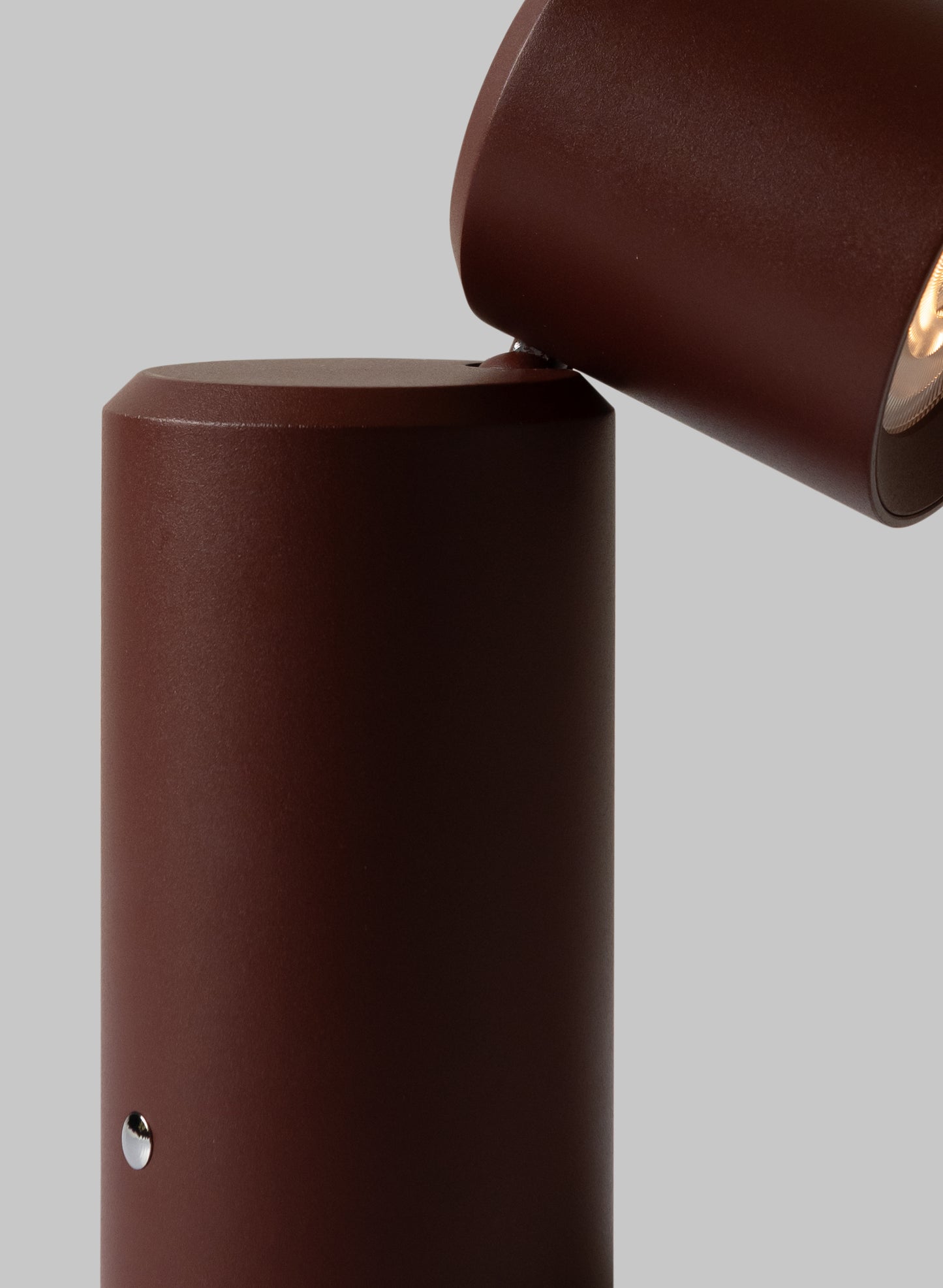 it's about RoMi Table/wall lamp Milan burgundy rechargeable