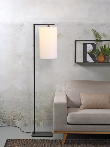 It's About Romi Floor lamp iron/black Boston h.160cm/shade 25x45cm, white