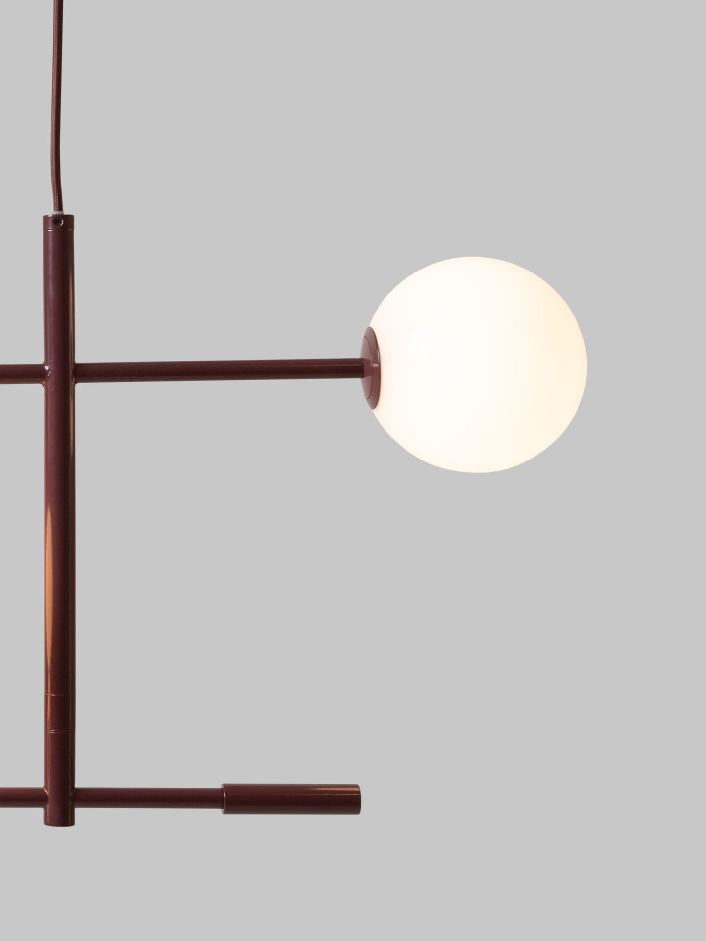 es geht um RoMi Hängelampe Kopenhagen. Burgund