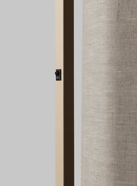 it's about RoMi Stehleuchte Boston sand/Schirm 2545 Leinen dunkel