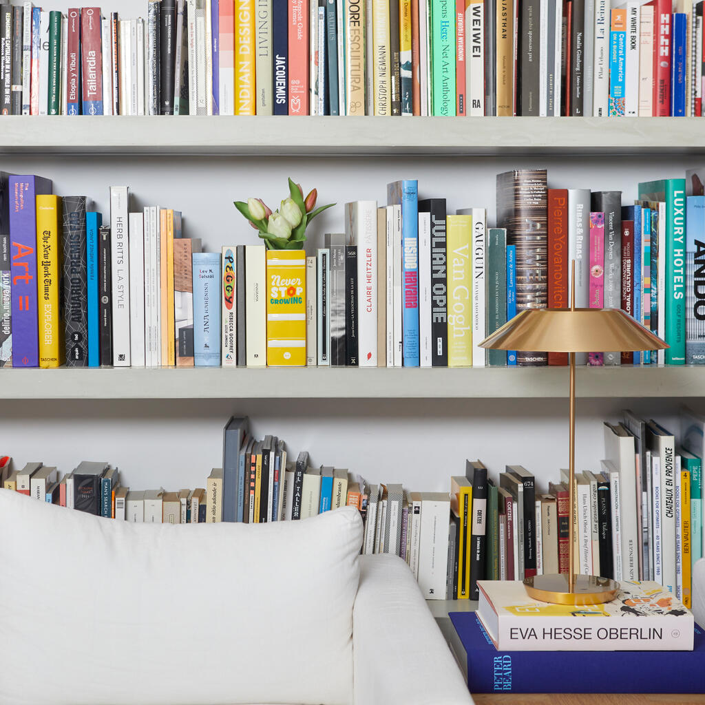 Balvi Vase Book aus Keramik, gelb