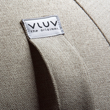 VLUV BOL SOVA zitbal 60-65 cm - Karamel detail foto stof