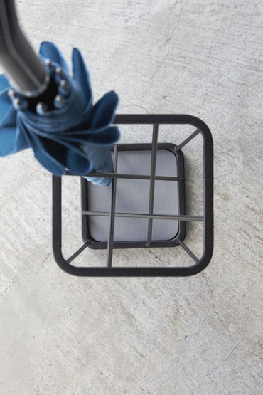 Yamazaki Umbrella Stand 9 Square - black