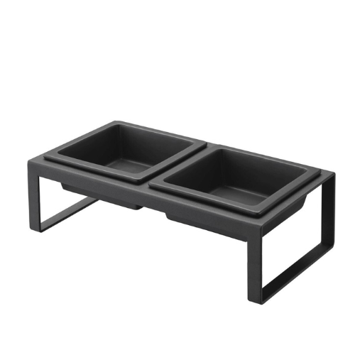 Yamazaki voederbak voor dieren - Tower - zwart