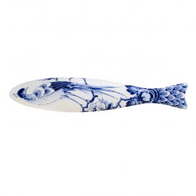 Royal Delft Blue Herring Peacock Scales