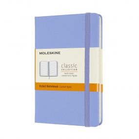 Moleskine Classic notitieboek gelinieerd Pocket Hortensia blauw
