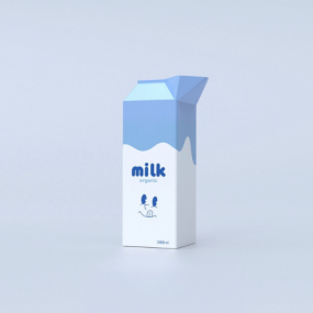 Fluid Market Vase Milk