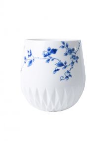 Heinen Delftsblauw hangende bloempot vouw 