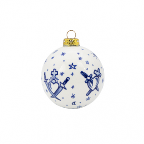 Royal Delft kerstbal Schiffmacher