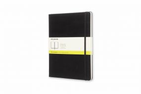 Moleskine Notebook XL Plain Hard Cover Black