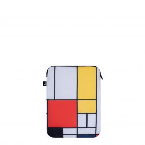 LOQI Laptop Cover M.C. - Composition with Red, Yellow, Blue and Black Recycled