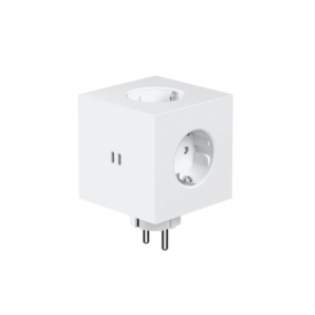 Avolt Square 2 stekkerblok met 2x USB-C 30W opal white Martinelli Luce