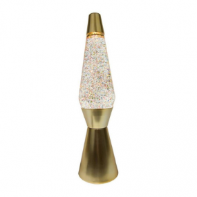 Fisura Bullet lava lamp Golden Glitter